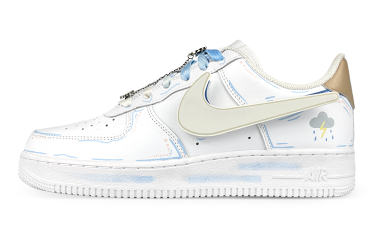 Buy [Sepatu Kustom] Nike Air Force 1 Low 'Cyberpunk LED Swoosh Grafiti' DH2920-111(Team叁-女LED雨天)