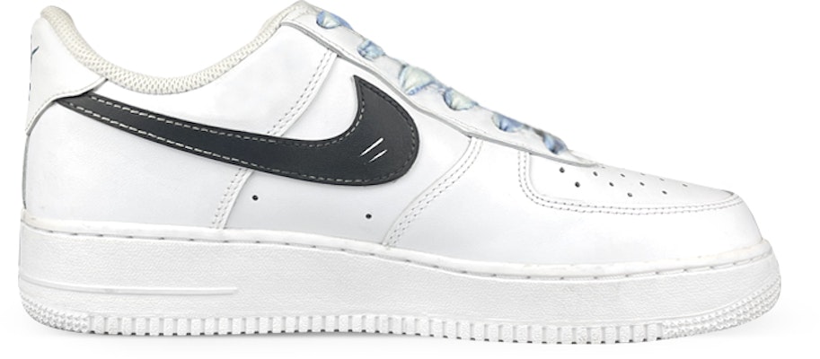 【定制球鞋】Nike Air Force 1 Low 空軍一號 是在玩鞋 賽博朋克LED鉤 黑鉤迷彩 低幫 板鞋 GS 白黑藍 Lookbook 【定制球鞋】Nike Air Force 1 Low 空軍一號 是在玩鞋 賽博朋克LED鉤 黑鉤迷彩 低幫 板鞋 GS 白黑藍