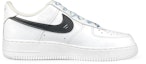 Lookbook 【定制球鞋】Nike Air Force 1 Low 空軍一號 是在玩鞋 賽博朋克LED鉤 黑鉤迷彩 低幫 板鞋 GS 白黑藍