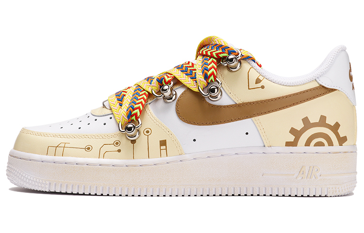 Buy Zapatillas Nike Air Force 1 Low 'Cyberpunk Retro Vibe' CW2288-111(TeamThree-男款赛博朋克米黄)