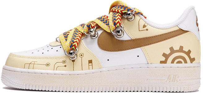 Zapatillas Nike Air Force 1 Low 'Cyberpunk Retro Vibe' CW2288-111(TeamThree-男款赛博朋克米黄) Buy Zapatillas Nike Air Force 1 Low 'Cyberpunk Retro Vibe' CW2288-111(TeamThree-男款赛博朋克米黄)