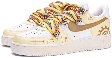 Zapatillas Nike Air Force 1 Low 'Cyberpunk Retro Vibe' CW2288-111(TeamThree-男款赛博朋克米黄) Lookbook Zapatillas Nike Air Force 1 Low 'Cyberpunk Retro Vibe' CW2288-111(TeamThree-男款赛博朋克米黄)