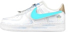 Order 나이키 에어포스 1 '사이버펑크 화이트블루' (커스텀) CW2288-111(Team叁-男LED雨天)