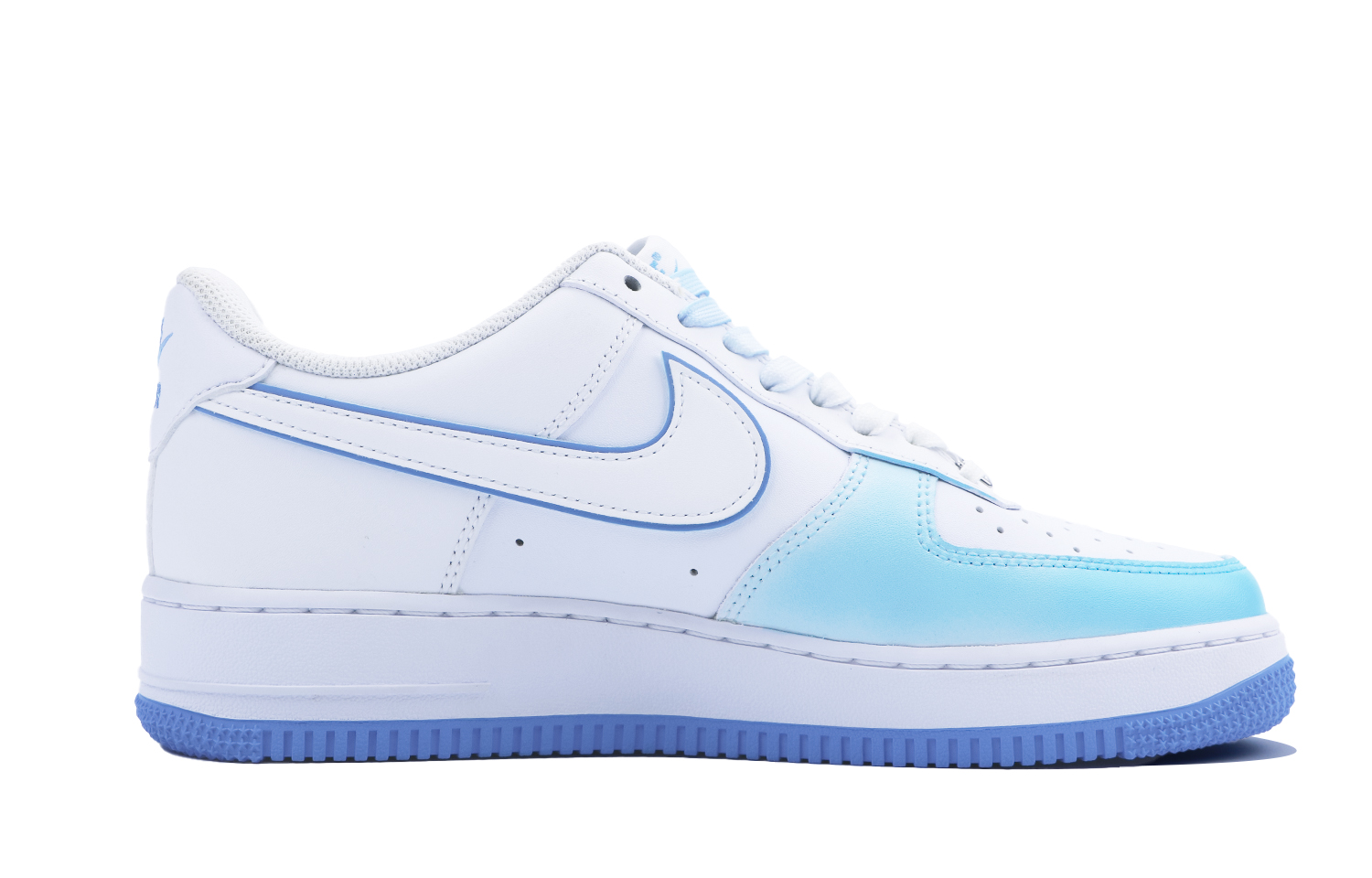 Order [Sepatu Custom] Nike Air Force 1 Low 'Cyberpunk Putih-Biru' DV0788-101(Team48-赛博世界)