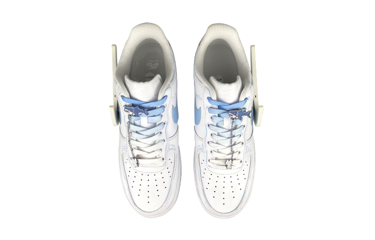 Purchase [Kasut Custom] Nike Air Force 1 Low 'Cyberpunk Putih-Biru' CW2288-111(Team叁-男LED雨天)