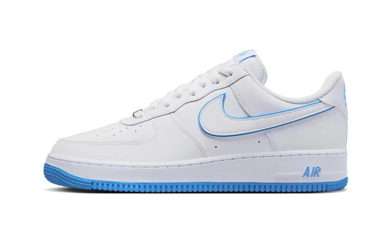 Details for [Sepatu Custom] Nike Air Force 1 Low 'Cyberpunk Putih-Biru' DV0788-101(Team48-赛博世界)