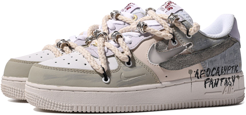 Nike Air Force 1 Da Vinci Apocalipsis Gris/Verde/Morado DQ7664-100(TeamM-男款末世幻想-BOX) Lookbook Nike Air Force 1 Da Vinci Apocalipsis Gris/Verde/Morado DQ7664-100(TeamM-男款末世幻想-BOX)