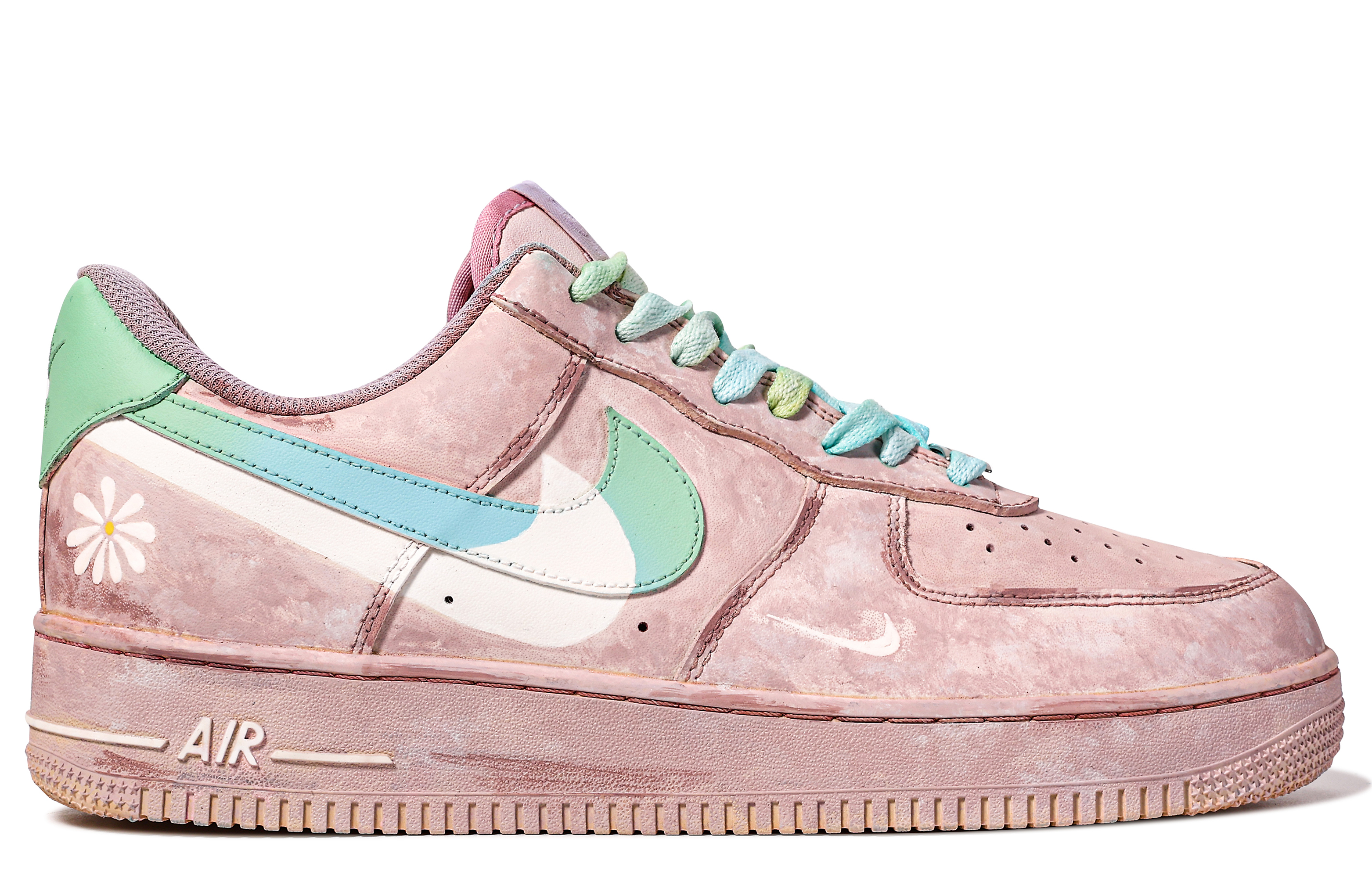 Order [Custom Shoes] Nike Air Force 1 Low 'Da Vinci Aurora Borealis'