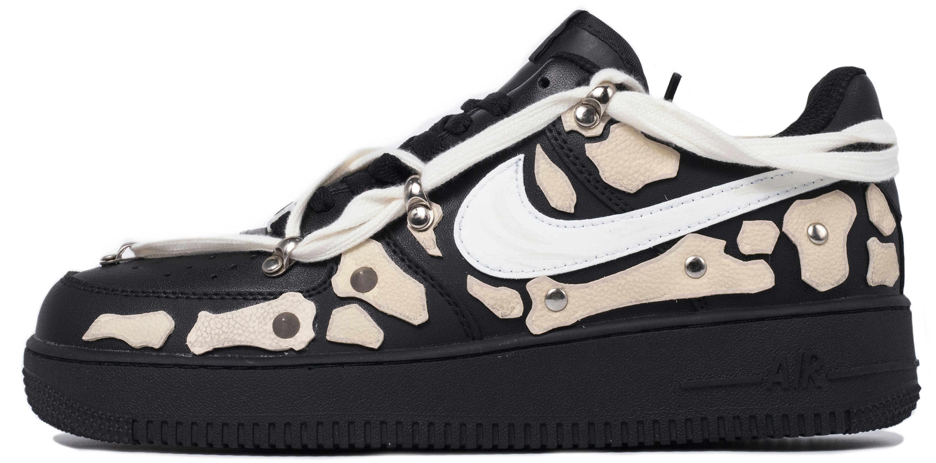 custom-shoes-nike-air-force-1-low-da-vinci-black-bone-white