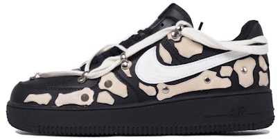 【定制球鞋】 Nike Air Force 1 Low 7 達芬奇定制 改造主題定制 復古 高街 解構 破碎趾骨 潮流 朋克 情侶 低幫 板鞋 男款 黑骨白 Buy 【定制球鞋】 Nike Air Force 1 Low 7 達芬奇定制 改造主題定制 復古 高街 解構 破碎趾骨 潮流 朋克 情侶 低幫 板鞋 男款 黑骨白