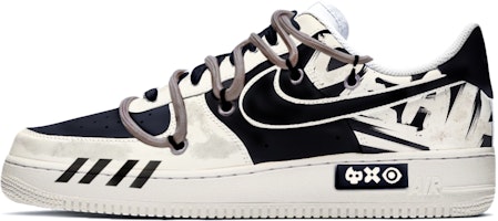 【定制球鞋】Nike Air Force 1 Low 達芬奇定制 特殊鞋盒 秘密戰爭 簡約 低幫 板鞋 男款 黑灰 Buy 【定制球鞋】Nike Air Force 1 Low 達芬奇定制 特殊鞋盒 秘密戰爭 簡約 低幫 板鞋 男款 黑灰