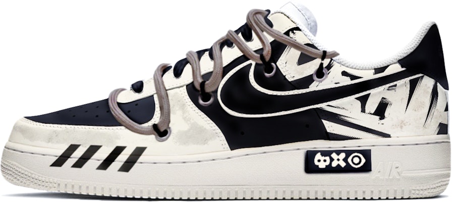 【定制球鞋】Nike Air Force 1 Low 達芬奇定制 特殊鞋盒 秘密戰爭 簡約 低幫 板鞋 男款 黑灰 Buy 【定制球鞋】Nike Air Force 1 Low 達芬奇定制 特殊鞋盒 秘密戰爭 簡約 低幫 板鞋 男款 黑灰