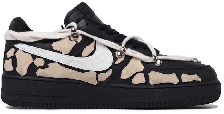 【定制球鞋】 Nike Air Force 1 Low 7 達芬奇定制 改造主題定制 復古 高街 解構 破碎趾骨 潮流 朋克 情侶 低幫 板鞋 男款 黑骨白 Order 【定制球鞋】 Nike Air Force 1 Low 7 達芬奇定制 改造主題定制 復古 高街 解構 破碎趾骨 潮流 朋克 情侶 低幫 板鞋 男款 黑骨白