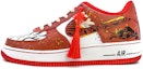 Buy 【定制球鞋】Nike Air Force 1 Low 達芬奇定制 新年 祥雲 中國風 情侶 低筒 板鞋 GS 黑紅