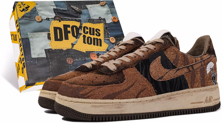 【訂製球鞋】Nike Air Force 1 低筒 達文西定製 禮盒 禪寂 國風 簡約 配搭任意 低筒 板鞋 女男同款 棕色 Buy 【訂製球鞋】Nike Air Force 1 低筒 達文西定製 禮盒 禪寂 國風 簡約 配搭任意 低筒 板鞋 女男同款 棕色