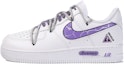 Buy 【客製球鞋】 Nike Air Force 1 Low 達文西定製 危險警告 反光 塗鴉 簡約 搭配 自在 低筒 板鞋 男款 白紫