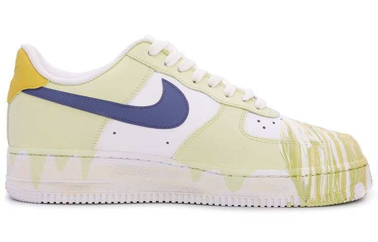 Order [Nike Air Force 1 Low] Van Gogh Custom Clover Fluid Sepatu Pria CW2288-111(TeamM-男四叶草流体绿)