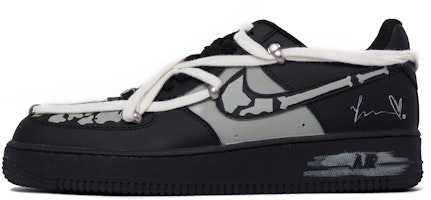 나이키 에어포스 1 로우 '다빈치 고스트 본' (커스텀) DH2920-001(TeamM-女款幽灵趾骨黑灰) Buy 나이키 에어포스 1 로우 '다빈치 고스트 본' (커스텀) DH2920-001(TeamM-女款幽灵趾骨黑灰)