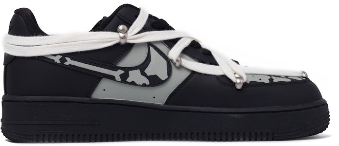 나이키 에어포스 1 로우 '다빈치 고스트 본' (커스텀) DH2920-001(TeamM-女款幽灵趾骨黑灰) Order 나이키 에어포스 1 로우 '다빈치 고스트 본' (커스텀) DH2920-001(TeamM-女款幽灵趾骨黑灰)