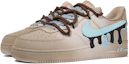 Shop 【定制球鞋】Nike Air Force 1 Low 達芬奇定制 薄荷巧克力 簡約 百搭 潮流 低筒 板鞋 GS 棕藍