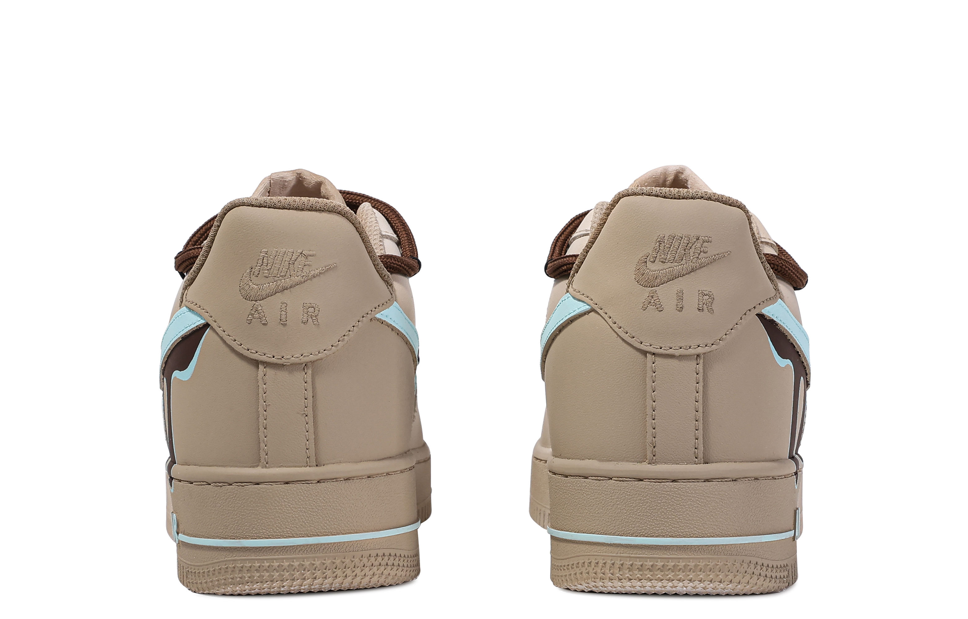 Purchase [Kasut Custom] Nike Air Force 1 Low 'Da Vinci Coklat Pudina' DH2920-111(TeamM-薄荷巧克力)