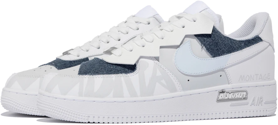 나이키 에어포스1 로우 '다빈치 데님' (커스텀) CW2288-111(TeamM-男款蒙太奇xhzz) Lookbook 나이키 에어포스1 로우 '다빈치 데님' (커스텀) CW2288-111(TeamM-男款蒙太奇xhzz)