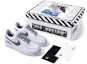 Buy 【客製球鞋】 Nike Air Force 1 Low 達芬奇客製 特殊鞋盒 踏枝尋月 低幫 板鞋 男款 白藍灰