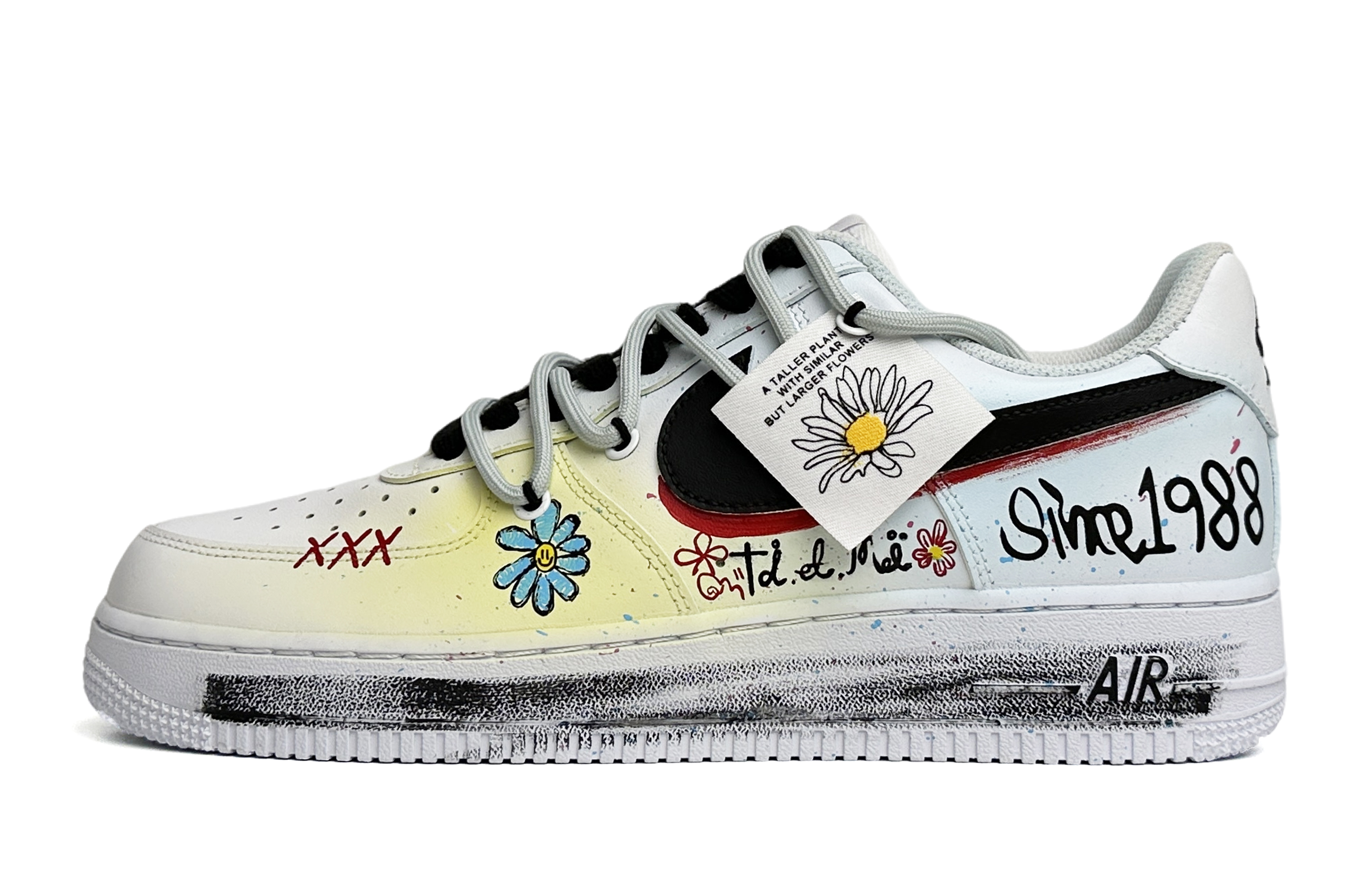 Buy 나이키 에어포스 1 로우 '데이지 팩트' (커스텀) CW2288-111-465849