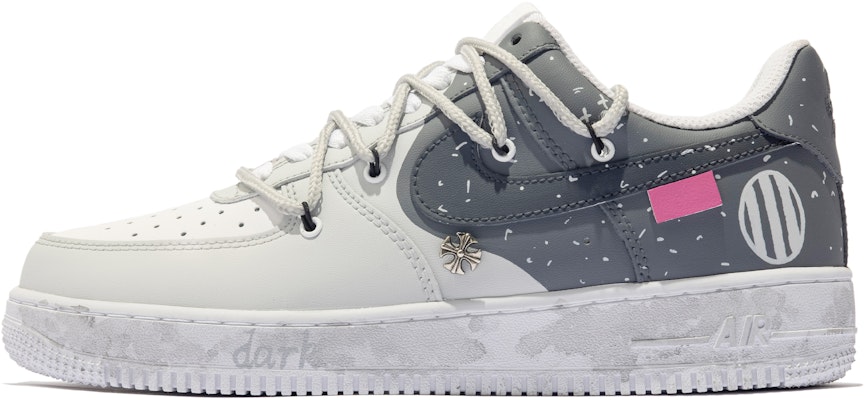 【定制球鞋】Nike Air Force 1 Low 達芬奇定制 特殊鞋盒 暗夜城堡 星空 暈染 低幫 板鞋 男款 灰黑白 Buy 【定制球鞋】Nike Air Force 1 Low 達芬奇定制 特殊鞋盒 暗夜城堡 星空 暈染 低幫 板鞋 男款 灰黑白
