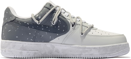 【定制球鞋】Nike Air Force 1 Low 達芬奇定制 特殊鞋盒 暗夜城堡 星空 暈染 低幫 板鞋 男款 灰黑白 Order 【定制球鞋】Nike Air Force 1 Low 達芬奇定制 特殊鞋盒 暗夜城堡 星空 暈染 低幫 板鞋 男款 灰黑白