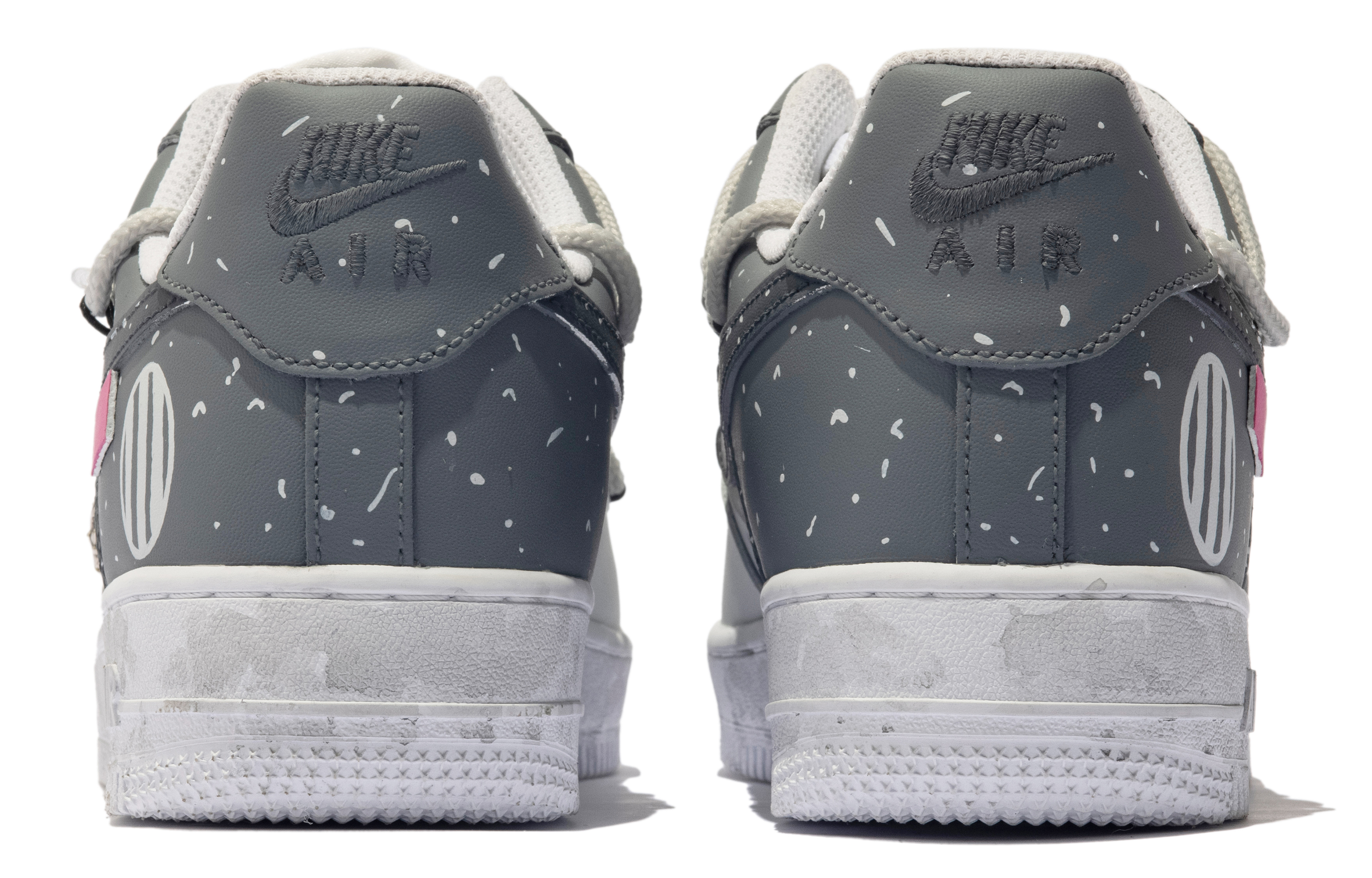 Shop [Kasut Custom] Nike Air Force 1 Low 'Dark Castle' CW2288-111(TeamM-男款暗夜城堡S-BOX)