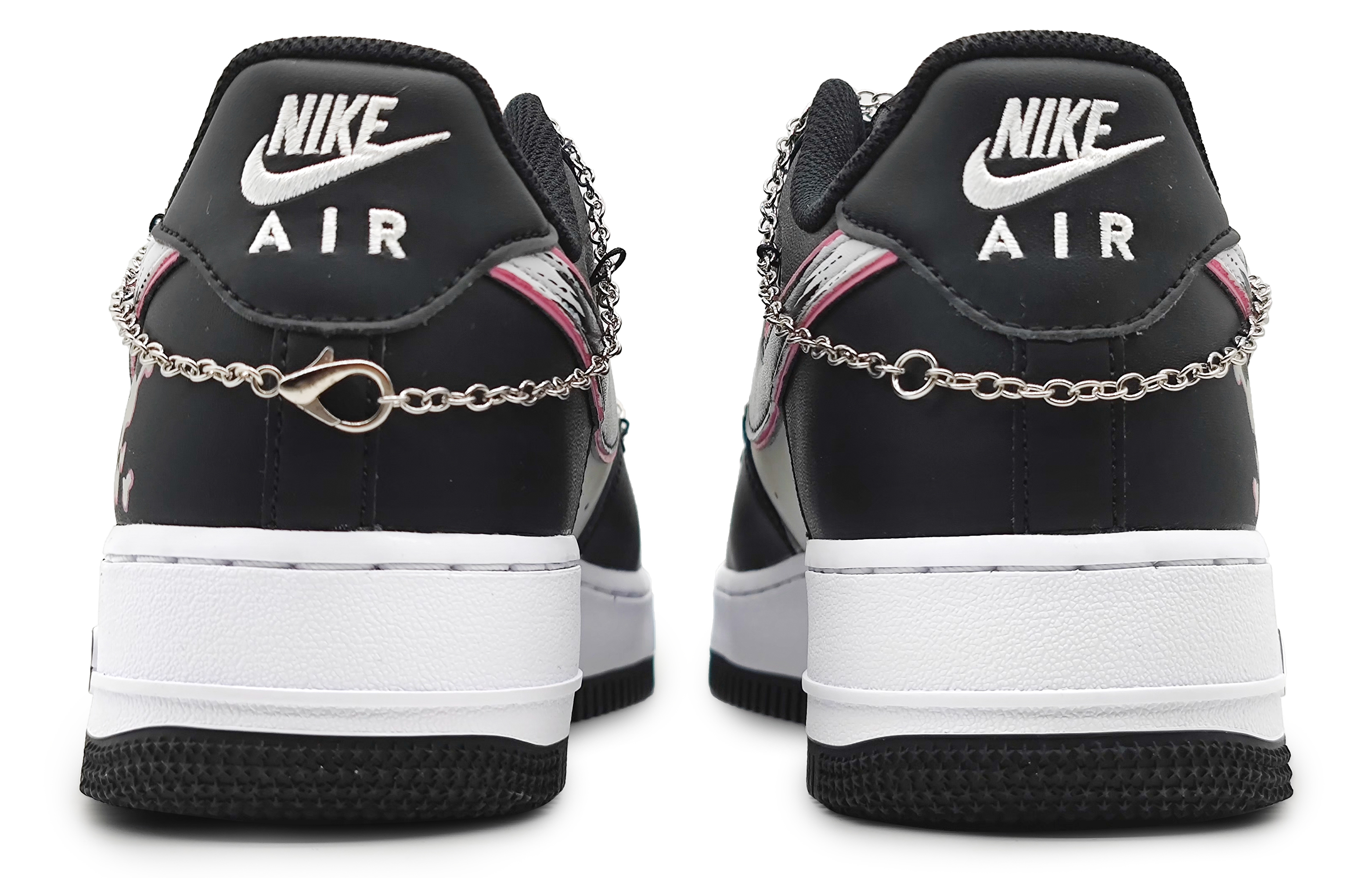 Purchase 【カスタムシューズ】 ナイキ エアフォース1 ロー 'ダークエルフ ピンク-ブラック' DV0788-001(Team16-男款暗夜精灵)