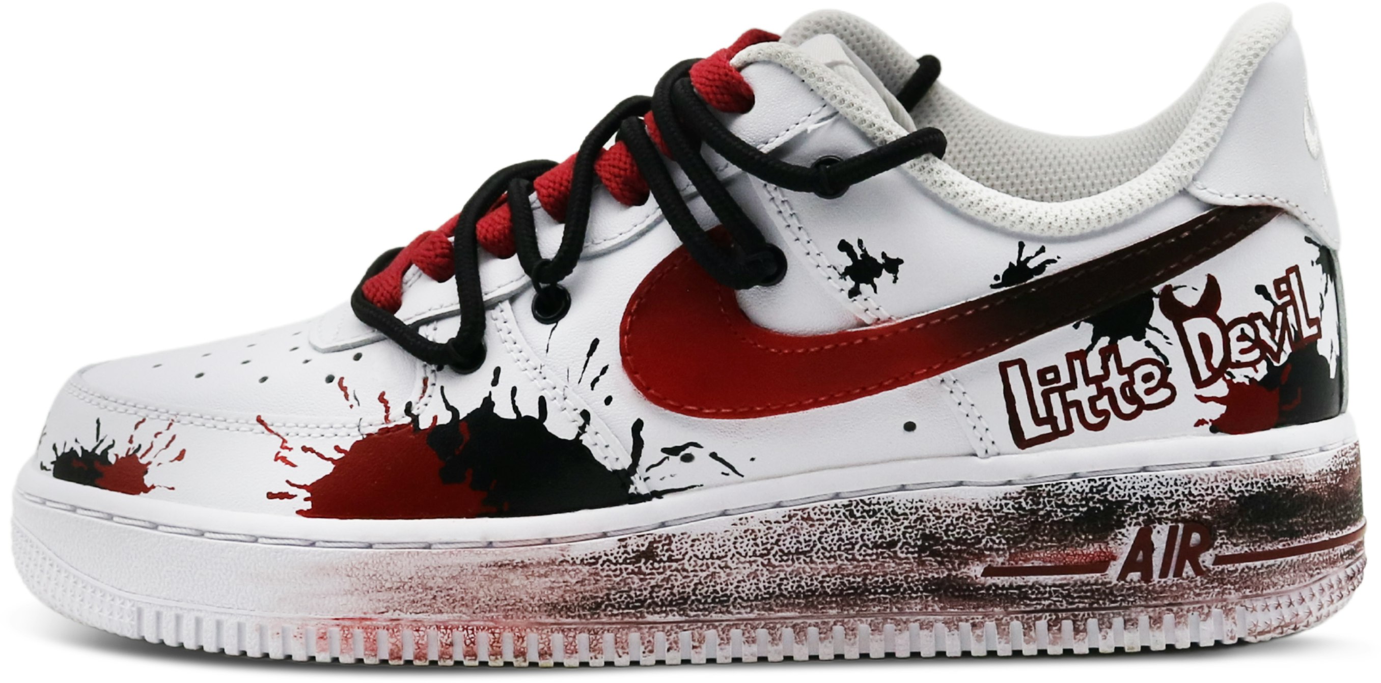 custom-shoes-nike-air-force-1-low-dark-gothic-graffiti