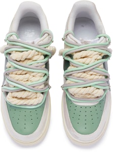 【定製球鞋】 Nike Air Force 1 Low 07 空軍一號 T10 特殊鞋盒 雙鞋帶 低幫 板鞋 男款 墨綠米 Shop 【定製球鞋】 Nike Air Force 1 Low 07 空軍一號 T10 特殊鞋盒 雙鞋帶 低幫 板鞋 男款 墨綠米