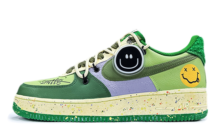 [Custom Shoes] Nike Air Force 1 Low 'Deconstruct Purple-Green'