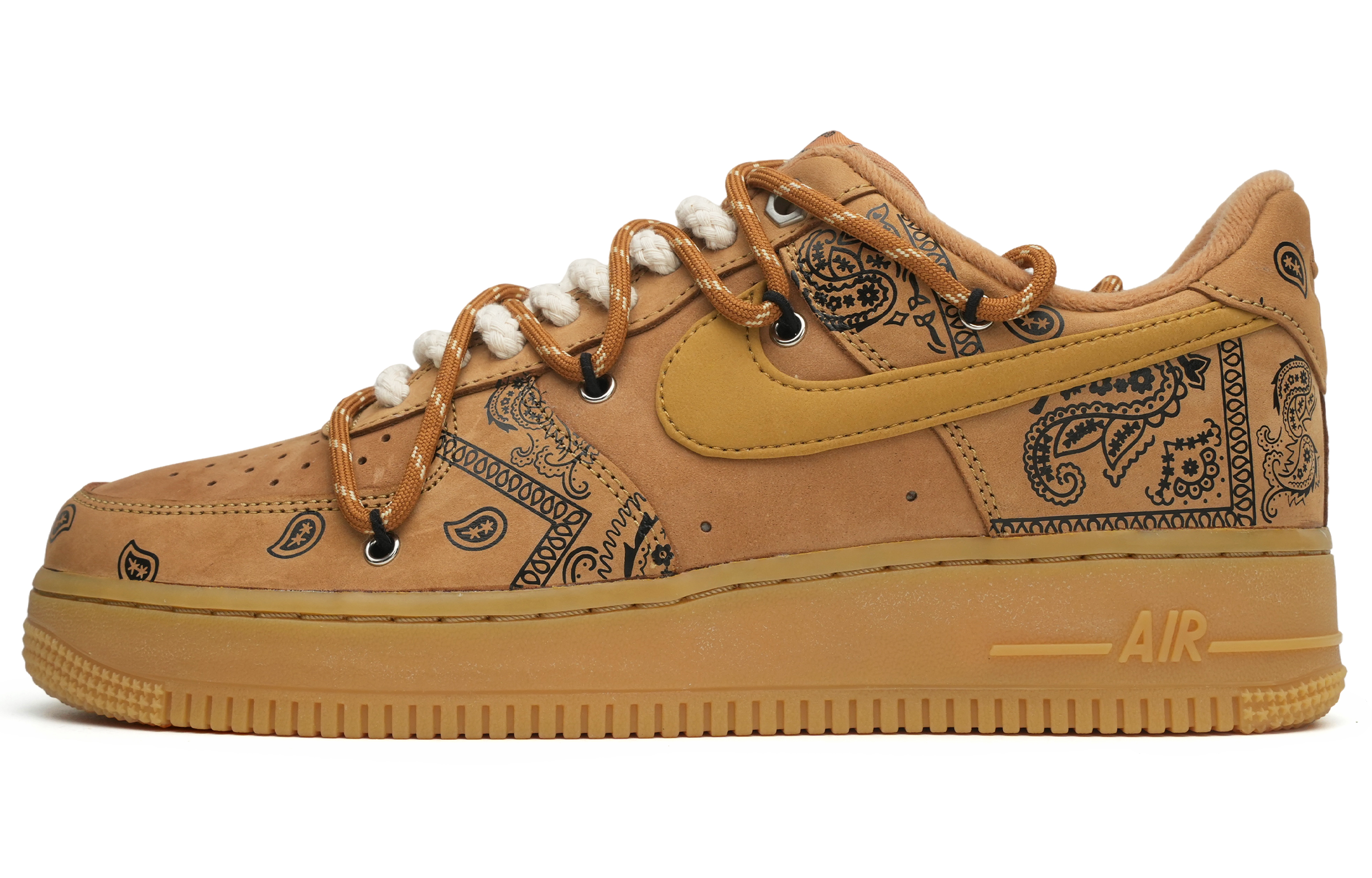 Buy 나이키 AF1 로우 '해체된 캐슈 플라워' (커스텀) CJ9179-200(Team35-腰果花)