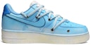Order 【定制球鞋】 Nike Air Force 1 Low 空軍一號 解構風 浸染 藍色紀念館 低幫 板鞋 男款 北卡藍