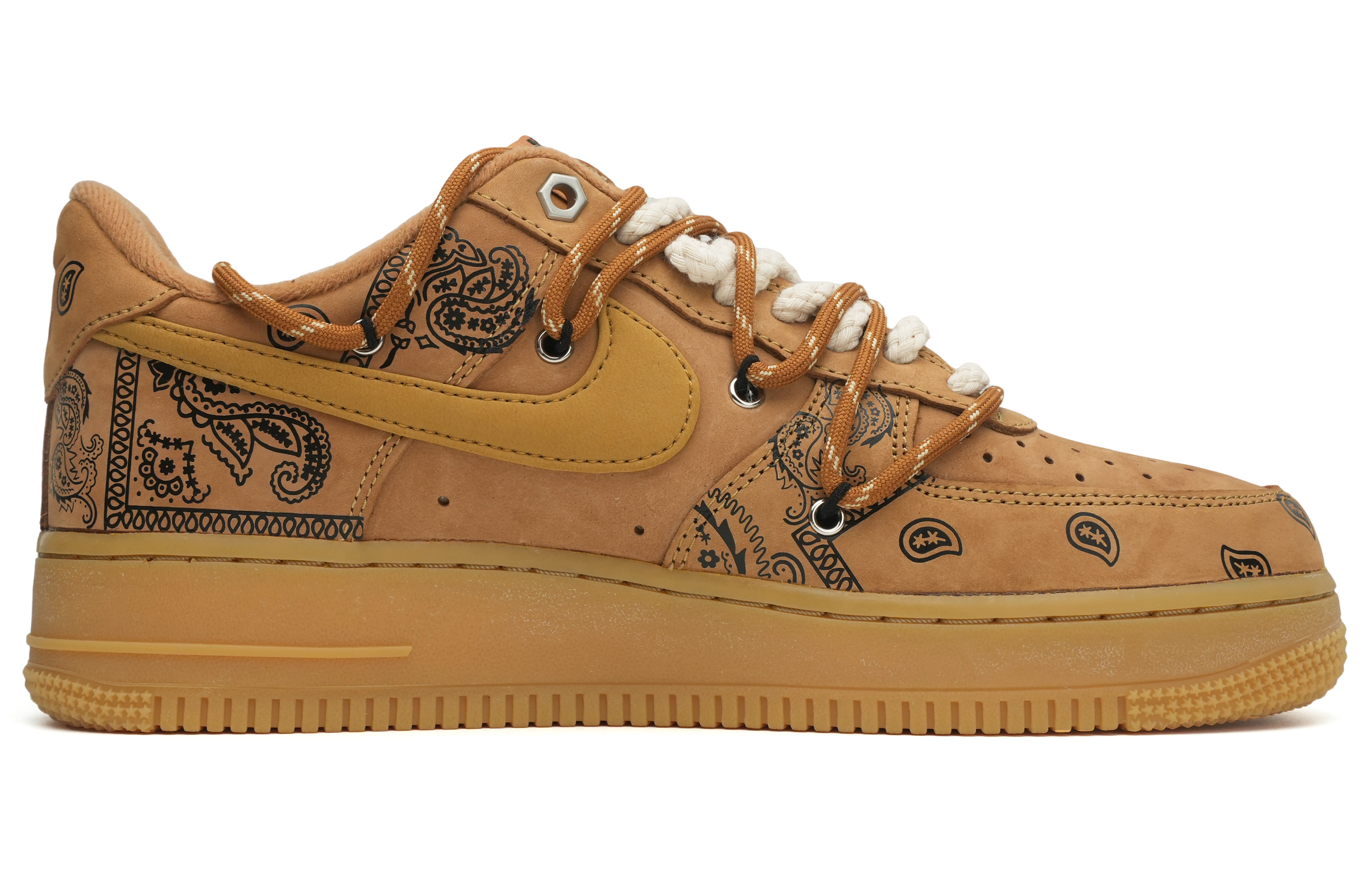 Order 나이키 AF1 로우 '해체된 캐슈 플라워' (커스텀) CJ9179-200(Team35-腰果花)