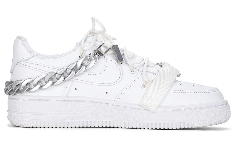 [Custom Shoes] Nike Air Force 1 Low 'Deconstructed Minimalist Matte Silver' 圖 2