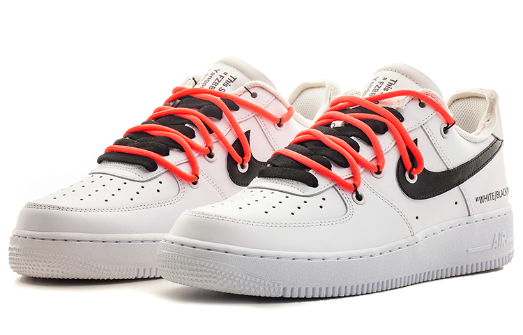 Lookbook 나이키 에어포스 1 로우 '해체 데이지' (커스텀) CW2288-111(TeamA-AF1OW权志龙白黑钩)