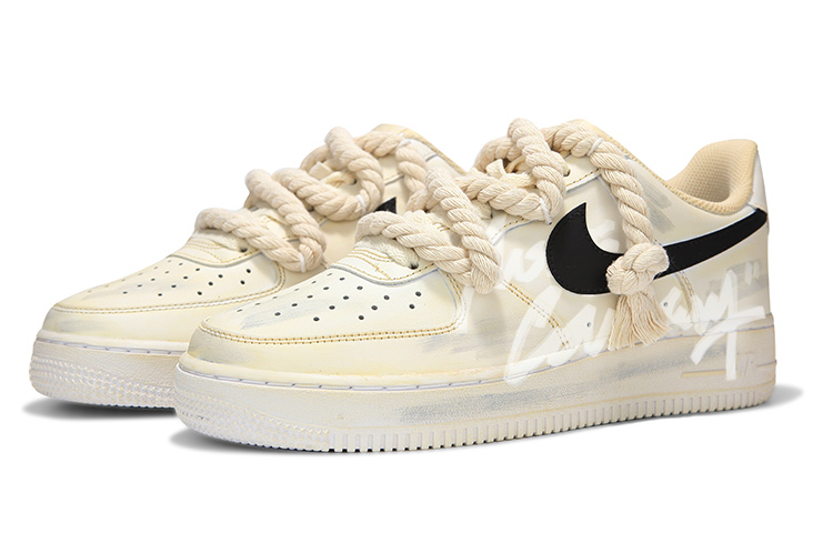 Lookbook Nike Air Force 1 Low "Grafiti Beige" CW2288-111(Teamfour-男款氧化麻绳涂鸦)