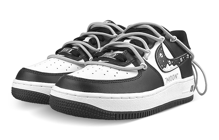 Lookbook Zapatillas Nike Air Force 1 Low 'Deconstruidas Lunar Negro Blanco' DV1621-001(Team47-女款月球解构)
