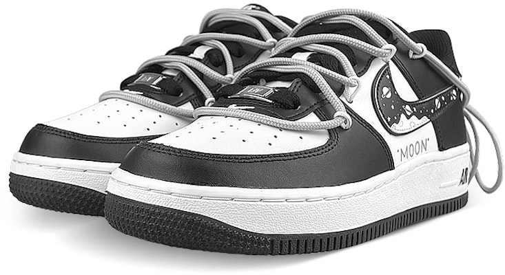 나이키 에어포스 1 로우 '해체 검흰' (Nike AF1 로우 '해체 검흰') DV1621-001(Team47-女款月球解构) Lookbook 나이키 에어포스 1 로우 '해체 검흰' (Nike AF1 로우 '해체 검흰') DV1621-001(Team47-女款月球解构)