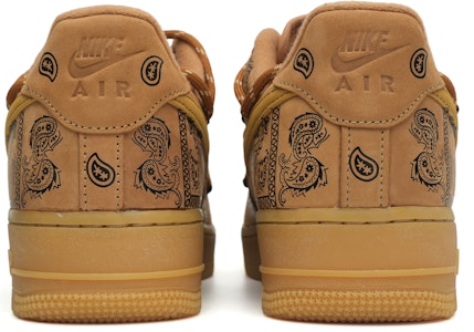 【定制球鞋】Nike Air Force 1 Low 空軍一號 經典復古風格 腰果花 解構 低筒 板鞋 男女同款 小麥色 Shop 【定制球鞋】Nike Air Force 1 Low 空軍一號 經典復古風格 腰果花 解構 低筒 板鞋 男女同款 小麥色