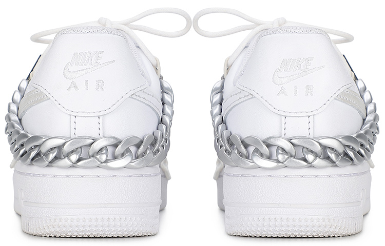[Custom Shoes] Nike Air Force 1 Low 'Deconstructed Minimalist Matte Silver' 圖 5