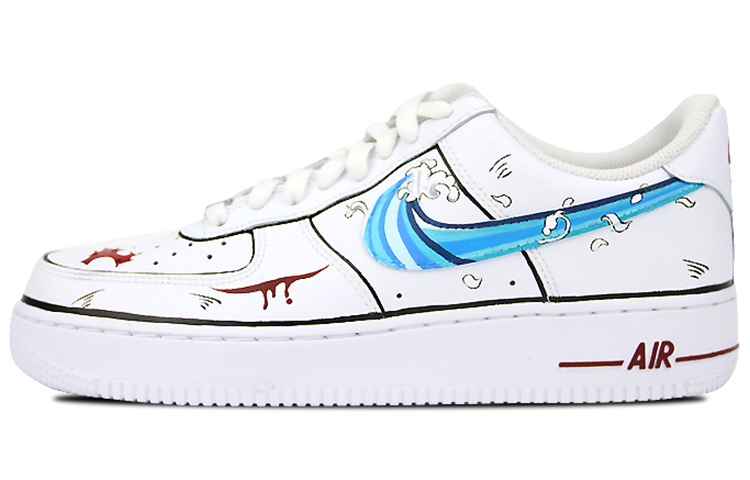 Buy Nike Air Force 1 Tanjiro Agua (Personalizadas) CW2288-111(Team-叁男女款喷绘黑灶门炭治郎)