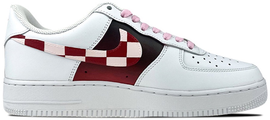 【定製球鞋】 Nike Air Force 1 Low LE 是在玩鞋 動漫 鬼滅之刃 灶門祢豆子 低幫 板鞋 GS 白粉 Order 【定製球鞋】 Nike Air Force 1 Low LE 是在玩鞋 動漫 鬼滅之刃 灶門祢豆子 低幫 板鞋 GS 白粉