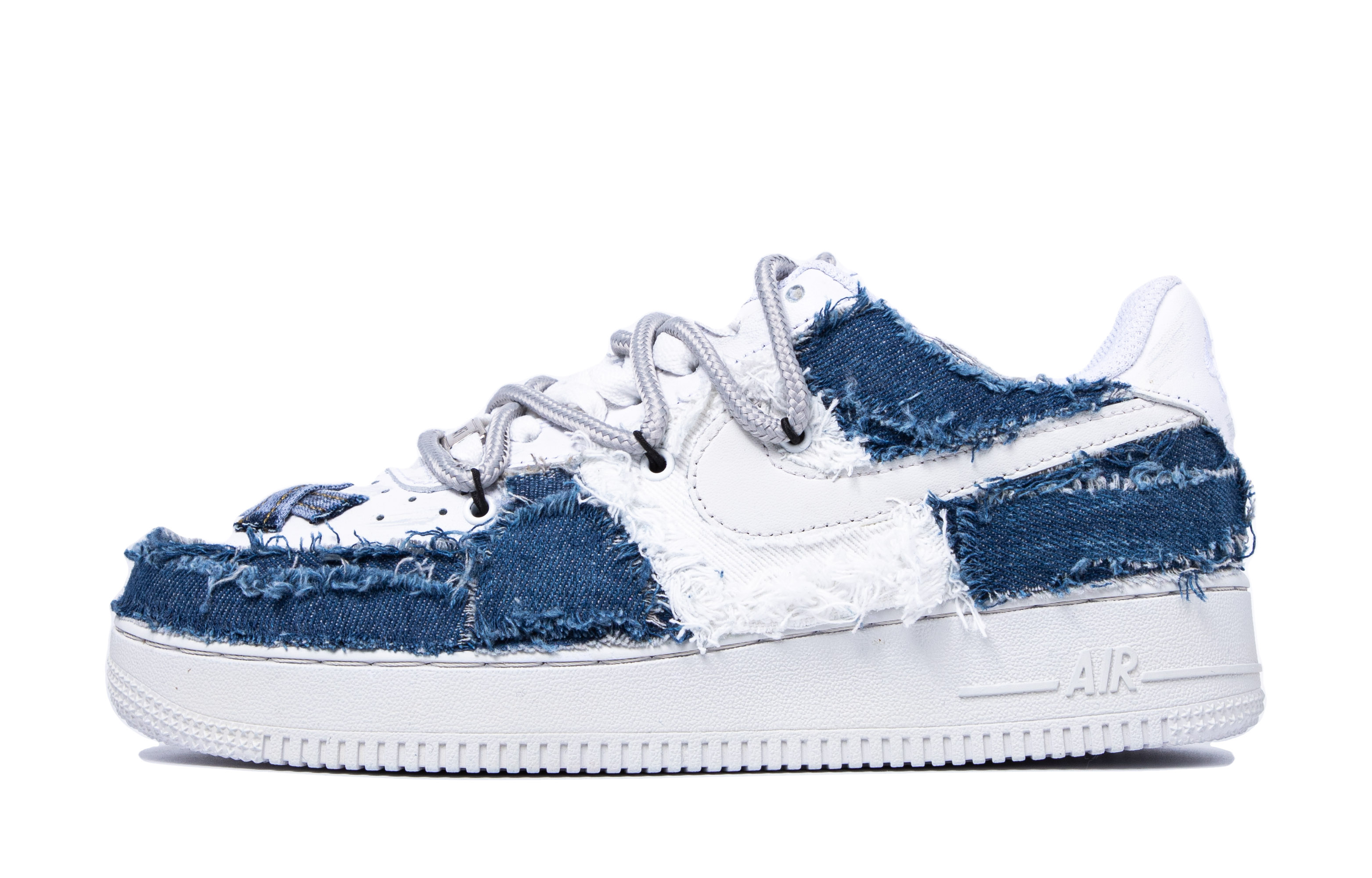 [Custom Shoes] Nike Air Force 1 Low 'Denim Blue-White'
