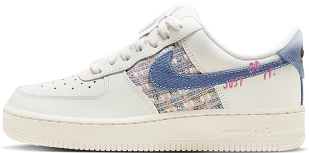 나이키 에어포스 1 로우 '데님 핑크 공주' (Nike Air Force 1 Low 'Denim Pink Princess') FJ7740-141(Team35-小香风粉嫩少女) Details for 나이키 에어포스 1 로우 '데님 핑크 공주' (Nike Air Force 1 Low 'Denim Pink Princess') FJ7740-141(Team35-小香风粉嫩少女)