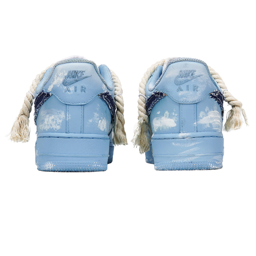 Details for [Zapatillas Personalizadas] Nike Air Force 1 Low 'Denim Azul Cielo Lavado' CW2288-111(Teamp-丹宁蓝天白云